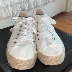 Cloth sneaker espadrilles